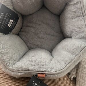 Ralph Lauren Deluxe Pet Bed 43x43cm Soft Designer Home Bed for Dog/Cat - BNWT